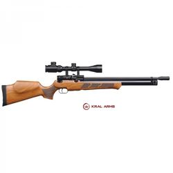 Carabina Pcp Kral Puncher Madera 4,5 Mm