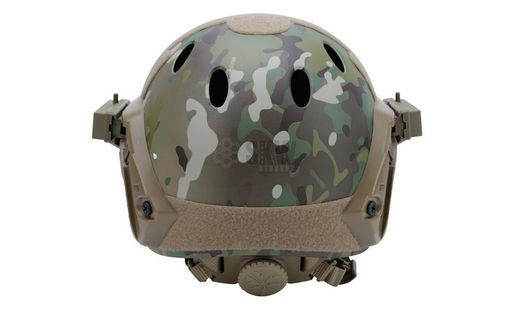 Casco Tipo Fast y Mascara Multicam Delta Tactics