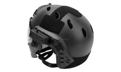 Casco Tipo Fast y Mascara Negro Delta Tactics