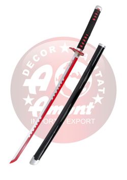 Katana Bambú con LED Kamado Tanjirou Kimetsu no Yaiba Demon Slayer
