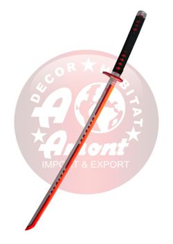 Katana Bambú con LED Kamado Tanjirou Kimetsu no Yaiba Demon Slayer