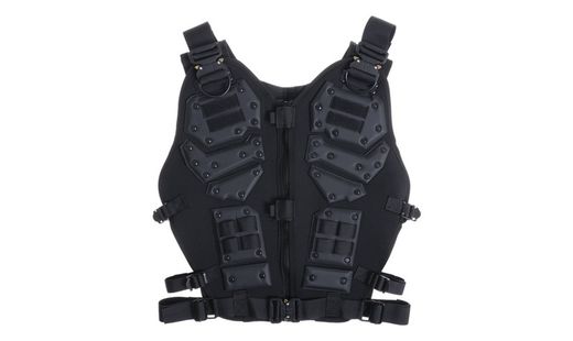 Chaleco Combate Transformers Negro Delta Tactics
