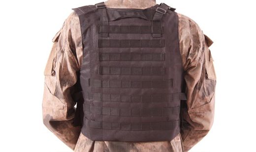 Chaleco Plate Carrier Negro V07 Delta Tactics