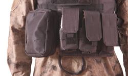 Chaleco Plate Carrier Negro V07 Delta Tactics