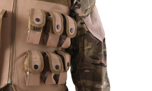 Chaleco Táctico Swat Tan V15 Delta Tactics