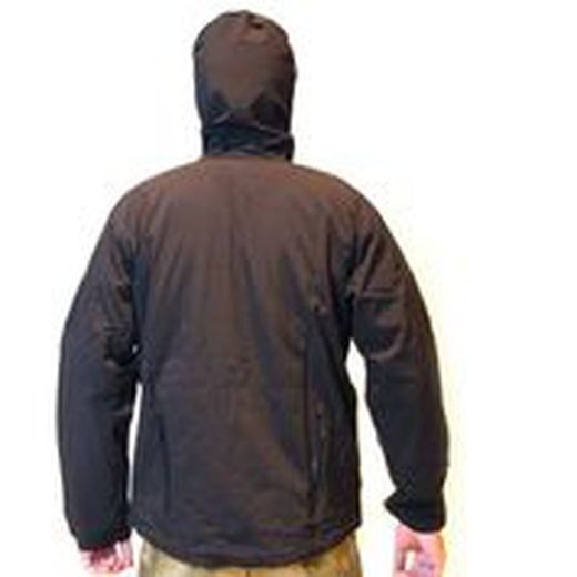 Chaqueta Softshell Impermeable y Cortaviento Negro Emerson