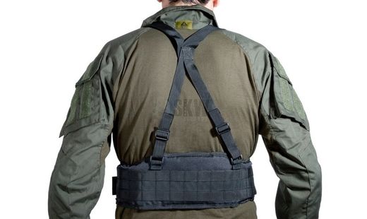 Cinturón Molle Con Tirantes Negro