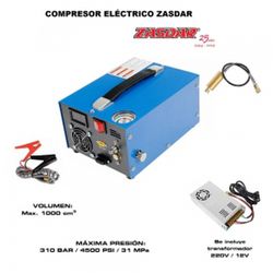 Compresor Electrico  12V/220V Para Pcp Zasdar