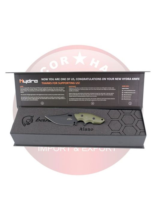 Cuchillo Alano HK-18-BLGR Hydra knives