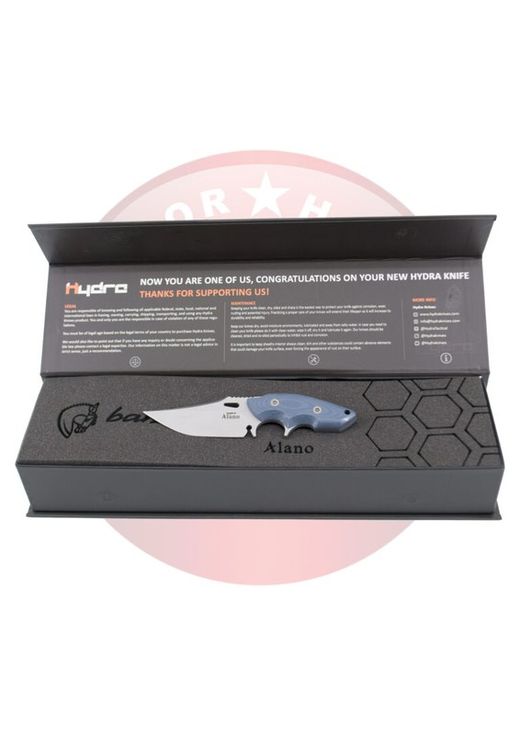 Cuchillo Alano mango azul HK-18-SABL Hydra knives