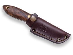 Cuchillo Bushcraft Joker Bs 9 Avispa Scandi Para Cuello y Cinturón