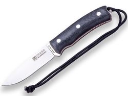 Cuchillo Bushcraft y Supervivencia Joker En Micarta Negra