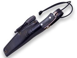 Cuchillo Bushcraft y Supervivencia Joker Bushcrafter En Micarta Negra