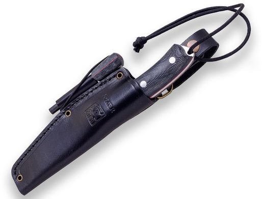 Cuchillo Bushcraft y Supervivencia Joker Bushcrafter En Micarta Negra