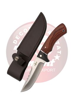 Cuchillo de caza mango pakkawood y madera negra Third