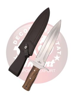 Cuchillo de caza doble filo acero 440 Third