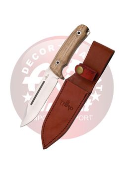 Cuchillo de caza madera zebrano Third