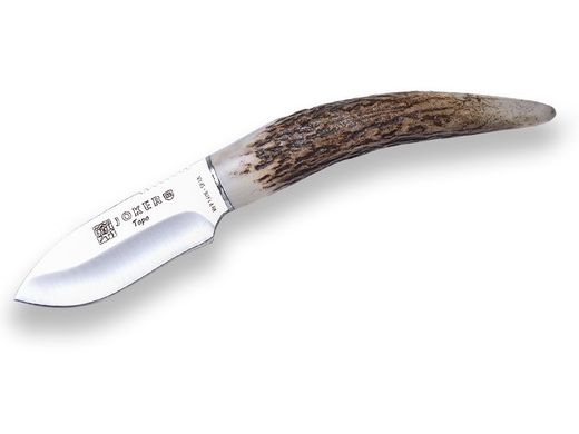 Cuchillo de Monte Para Cuello Colgante Puño En Asta de Ciervo y Hoja de 7,5 Cm