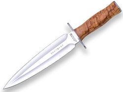 Cuchillo de Remate Joker Colmillo Con Puño En Madera de Olivo