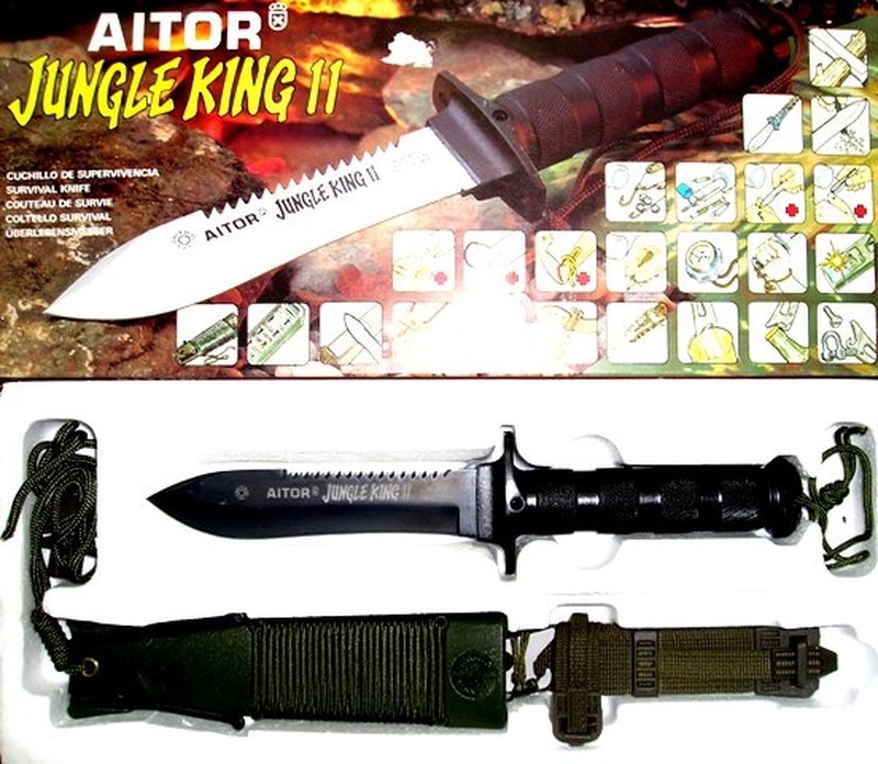 Cuchillo de supervivencia Jungle King I Aitor 16015. - Ganivetería