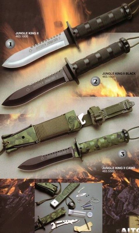 Cuchillo Supervivencia Aitor Jungle King Ii Negro