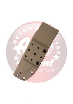 Cuchillo táctico G10 tan hoja bañada en titanio dorado Third