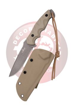 Cuchillo táctico G10 tan funda Kydex Third