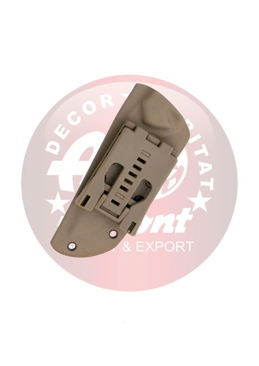 Cuchillo táctico G10 tan funda Kydex Third