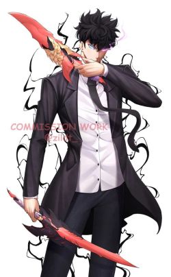 Espada de Sung Jinwoo de Solo Leveling bambú