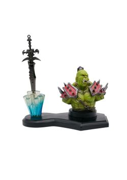 Figura Orco Con Abrecartas Agonía de Escarcha World Of Warcraft