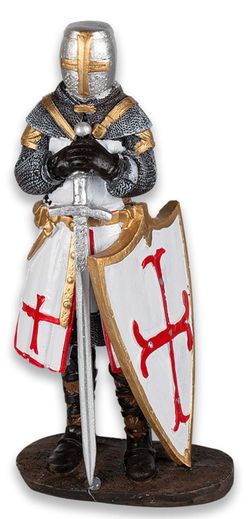 Figura Resina Templarios de Pie