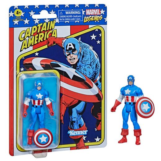 Figura Retro Capitan America Marvel