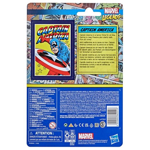 Figura Retro Capitan America Marvel