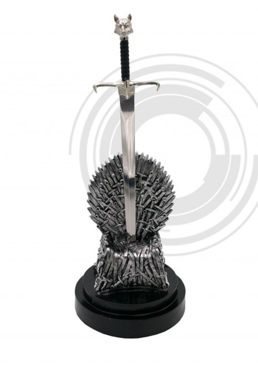 Figura Trono de Hierro Con La Espada Garra Musical Juego de Tronos