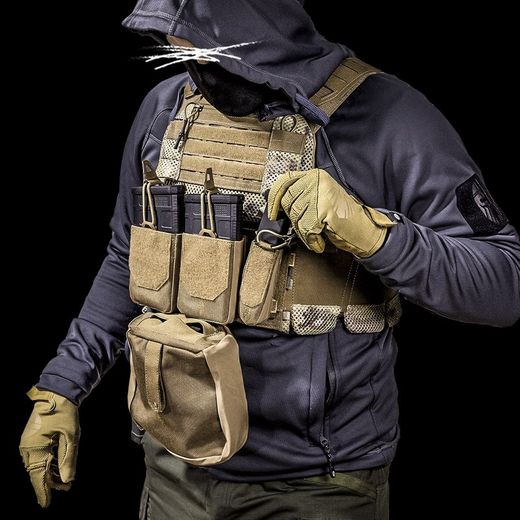 Frey Sr25/G36 Single Pouch With Panel Coyote