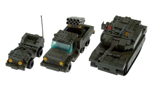 Fuerzas de Combate 602 Pcs Sluban