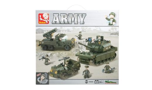Fuerzas de Combate 602 Pcs Sluban