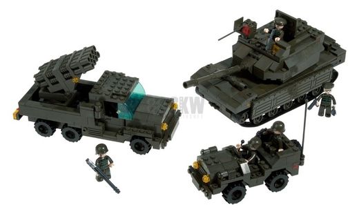 Fuerzas de Combate 602 Pcs Sluban