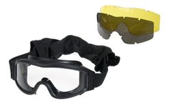 Gafas Protección Anti Vaho Negra 3 Lentes Diferentes Delta Tactics