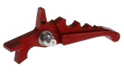 Gatillo Aluminio Diente Sierra Rojo Para V2 Air System+