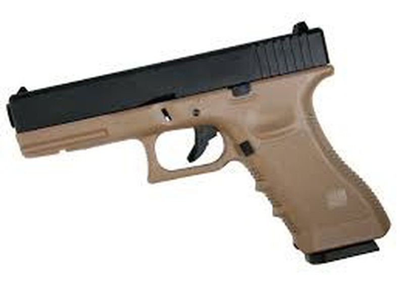Glock 17 tan Saigo(Kjw) SG00031G pistolas gas gbb airsoft — Coronel Airsoft  - Tienda de airsoft, equipamiento, cuchillería y supervivencia
