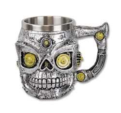 Jarra Decoración Calavera Mecanizada