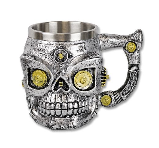 Jarra Decoración Calavera Mecanizada