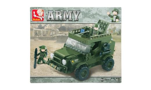 Jeep Ejercito 221 Pcs Sluban