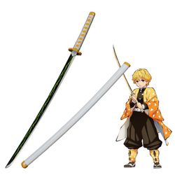 Katana Agatsuma Zenitsu Demon Slayer Kimetsu No Yaiba