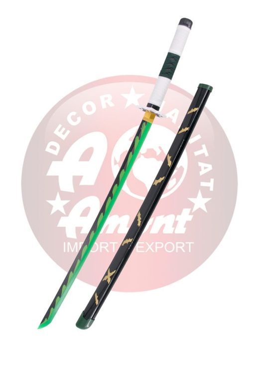 Katana Bambú LED de Shinazugawa Sanemi Kimetsu no Yaiba