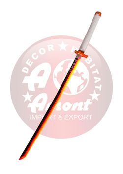 Katana Bambú LED Rengoku Kyoujurou Kimetsu no Yaiba Demon Slayer