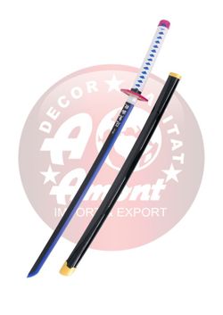 Katana Bambú LED Tomioka Giyuu Kimetsu no Yaiba Demon Slayer