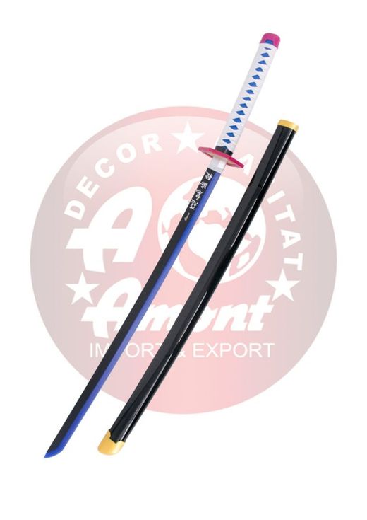 Katana Bambú LED Tomioka Giyuu Kimetsu no Yaiba Demon Slayer