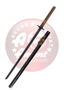 Katana Marrón Corte Acero de Carbono
